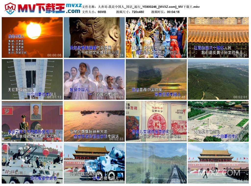 大奔哥-我是中国人_国语_流行_YE800246